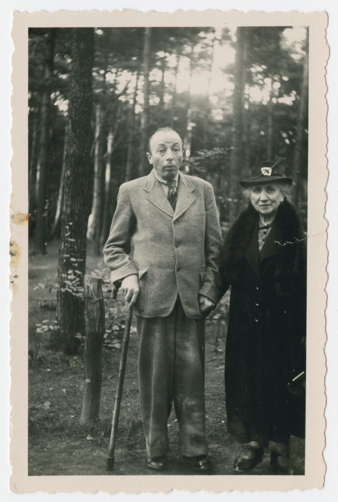 Helene und Arthur Kleeblatt im September 1938 in Hannover